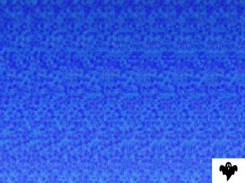 Autostereogram with hidden 3D object in blue mosaic pattern. Optical illusion Stockillustratie