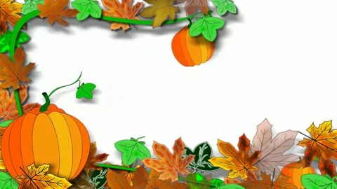 Autumn animation Stock Footage 157350657