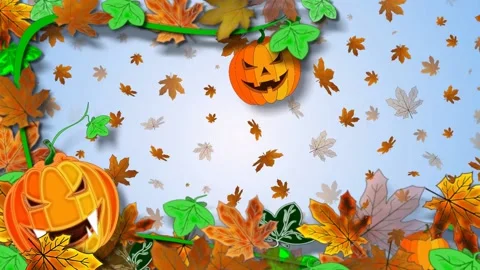 Autumn animation Stock Footage 157350665