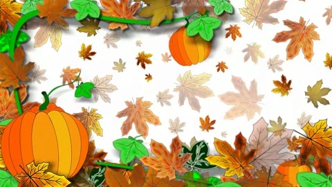 Autumn animation Stock Footage 157350668
