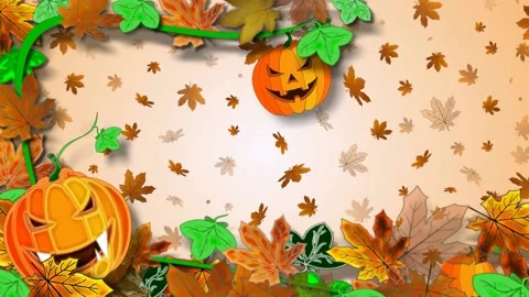 Autumn animation Stock Footage 157350702
