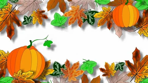 Autumn animation Stock Footage 157350707