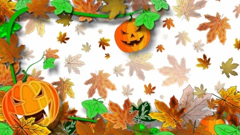 Autumn animation Stock Footage 157350710
