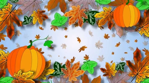 Autumn animation Stock Footage 157350739