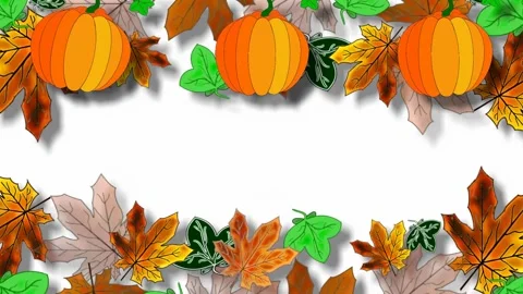 Autumn animation Stock Footage 157350746