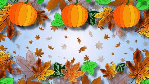 Autumn animation Stock Footage 157350747
