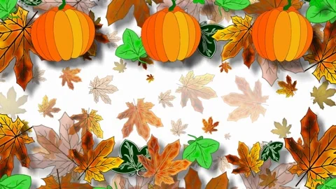 Autumn animation Stock Footage 157350770