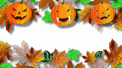 Autumn animation Stock Footage 157350792