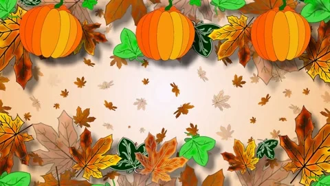 Autumn animation Stock Footage 157350802