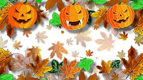 Autumn animation Stock Footage 157350813