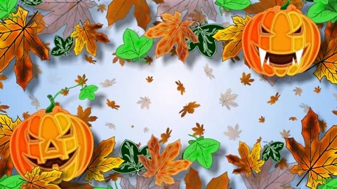 Autumn animation Stock Footage 157350849