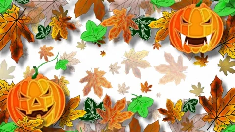 Autumn animation Stock Footage 157350860