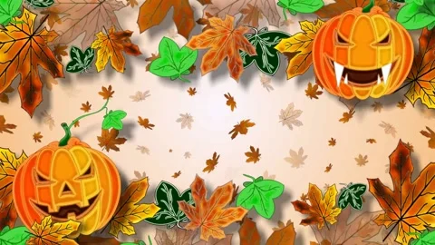 Autumn animation Stock Footage 157350864
