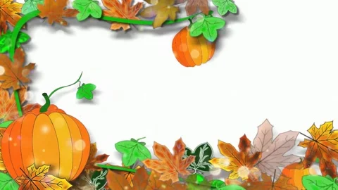 Autumn animation . Stock Footage 157423944
