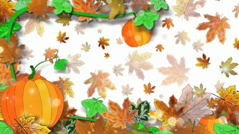 Autumn animation . Stock Footage 157423989