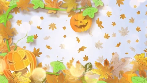 Autumn animation . Stock Footage 157424462