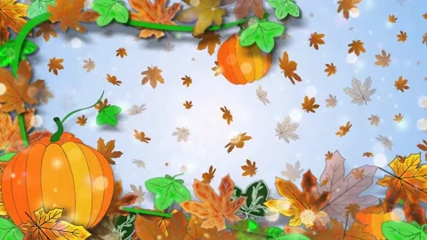 Autumn animation . Stock Footage 157424513