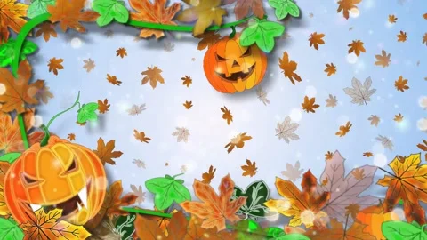 Autumn animation . Stock Footage 157424522