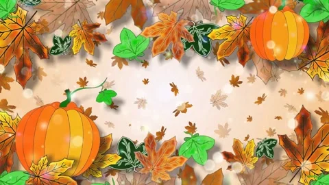 Autumn animation . Stock Footage 157425050