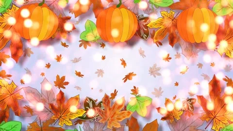 Autumn animation . Stock Footage 157425412