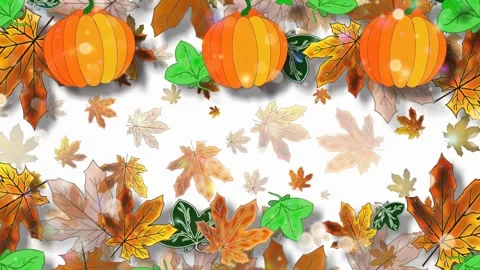 Autumn animation . Stock Footage 157425537