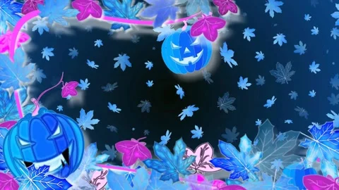 Autumn animation Stock Footage 158078856