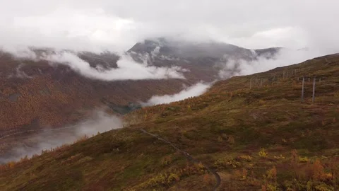 Autumn in arctic Video stock 246877910