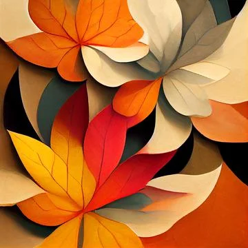 Autumn background with copy-space. Falling yellow leaves on floor. 스톡 일러스트