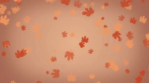 Autumn background with falling leaves Stock Footage 88388128
