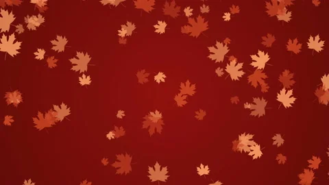 Autumn background with falling leaves Stock Footage 88388195