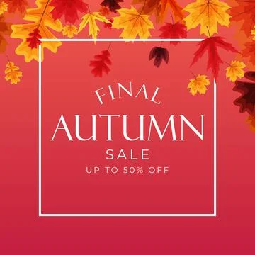 Autumn background with falling leaves. Vector Illustration EPS10 Stock Illustration