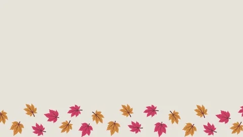 Autumn Background Stock Footage 337052805