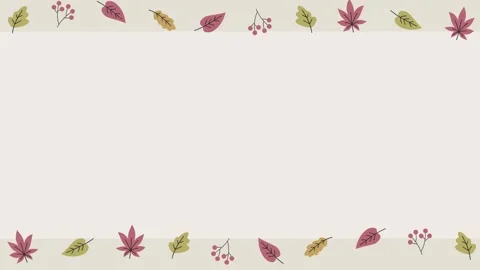 Autumn Background Stock Footage 337391895
