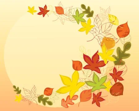 Autumn background Stock Illustration