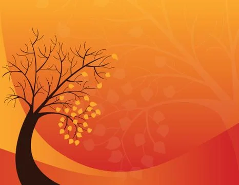 Autumn background Stock Illustration