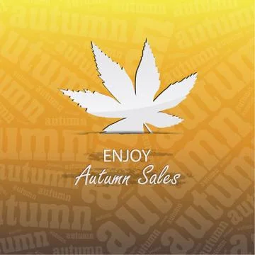 Autumn background Stock Illustration