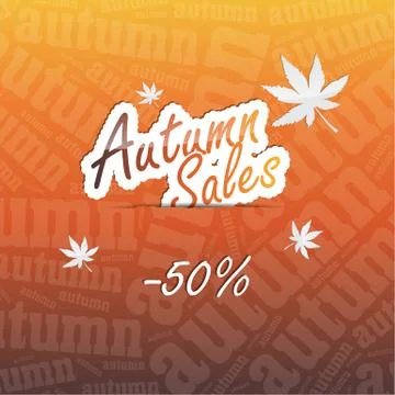 Autumn background Illustrazione stock