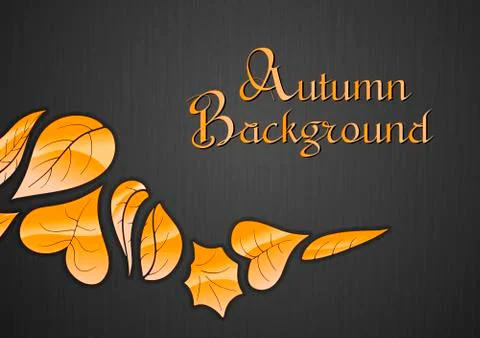 Autumn background Stock Illustration