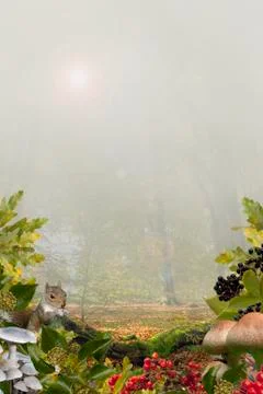 Autumn background Stock Illustration