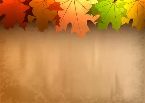 Autumn background Stock Illustration