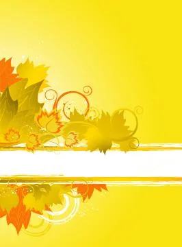 Autumn background Illustrazione stock