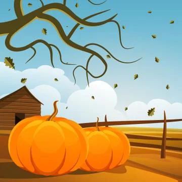 Autumn Background Stock Illustration