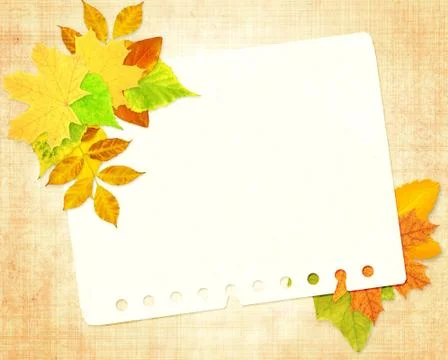 Autumn background Stock Illustration