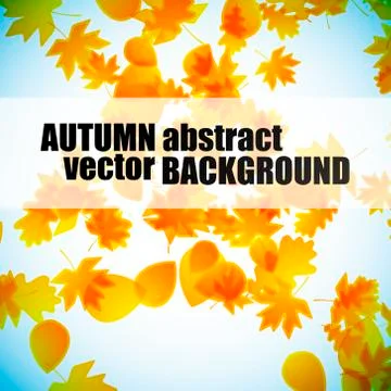 Autumn background Stock Illustration