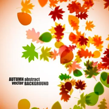 Autumn background Stock Illustration