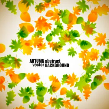 Autumn background Stock Illustration