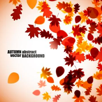 Autumn background Stock Illustration