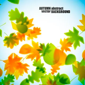 Autumn background Stock Illustration