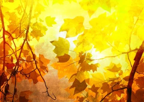Autumn background Stock Illustration