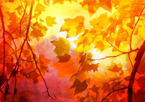Autumn background Stock Illustration